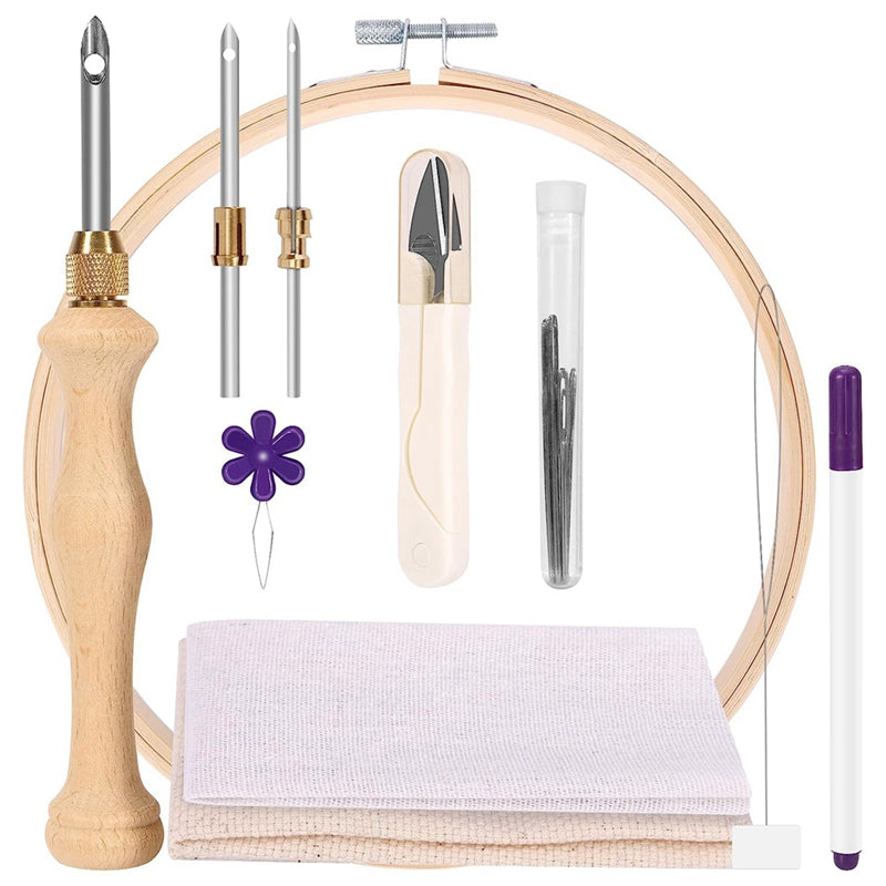 Kit de Iniciación de Punch Needle – Diseña Tu Propio Patrón