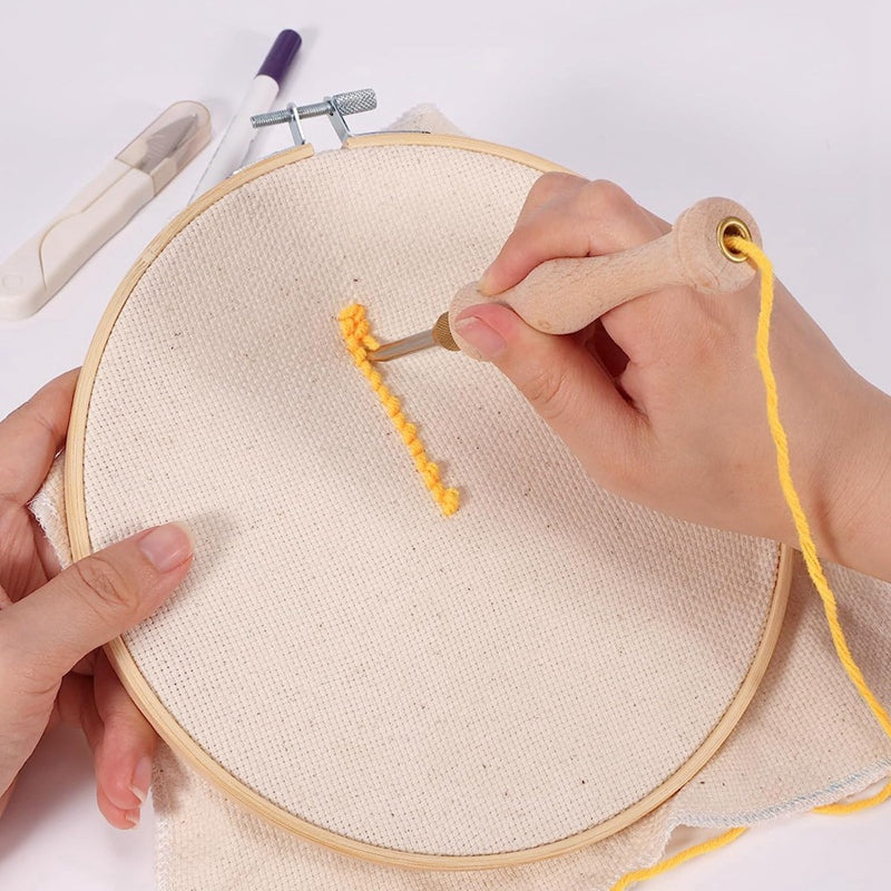 Kit de Iniciación de Punch Needle – Diseña Tu Propio Patrón