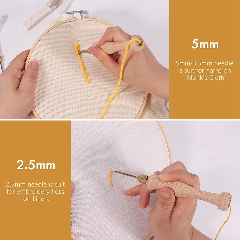 Kit de Iniciación de Punch Needle – Diseña Tu Propio Patrón
